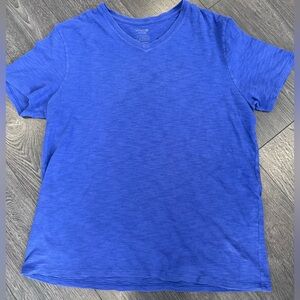 Vince Cobalt Blue V-Neck Tee